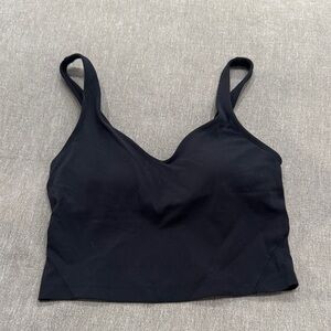 LULULEMON Black V-Neck Crop Top
